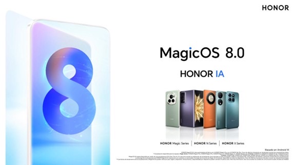 HONOR confirma actualización de MagicOS 8.0 y sus beneficios basados en IA a nuevos dispositivos en julio