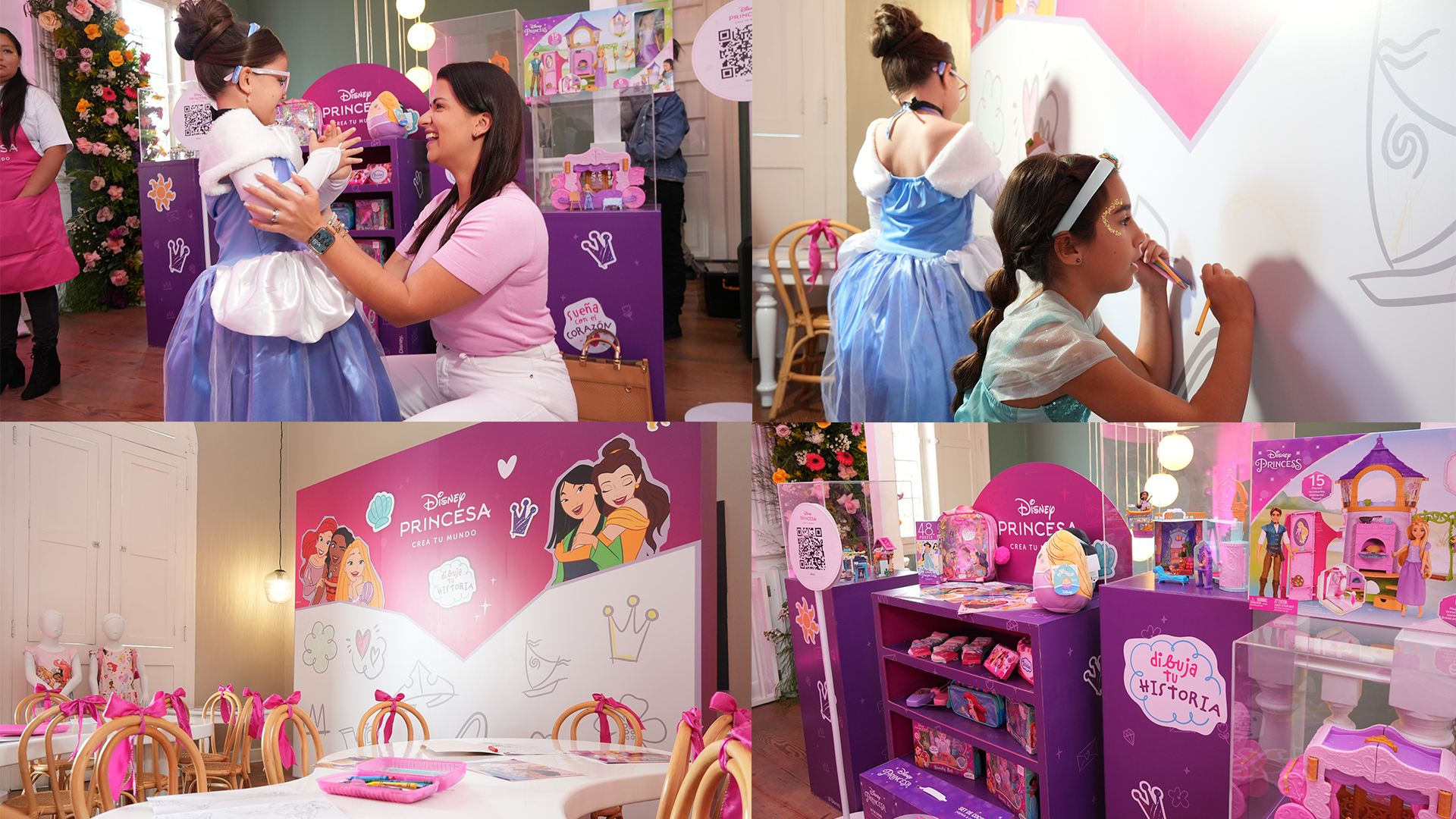 Crea Tu Mundo, de Disney Princesa, reunió a madres e hijas en un evento temático en Casa Centenario Barranco con experiencias de juego, arte y diversión