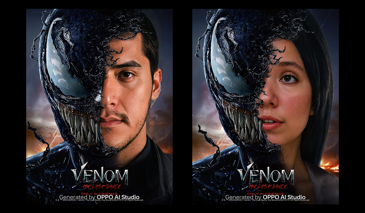 Convierte tus selfies en épicas transformaciones al estilo Venom