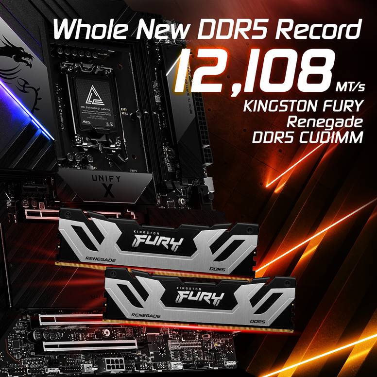 Kingston Technology consigue nuevoRécord Mundial con DDR5