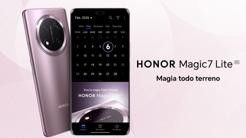 ¡Confirmado! 6 de febrero llega a Perú el HONOR Magic7 Lite