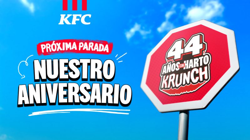 KFC celebra su aniversario 44 buscando afortunados que puedan ganar pollo gratis por un año