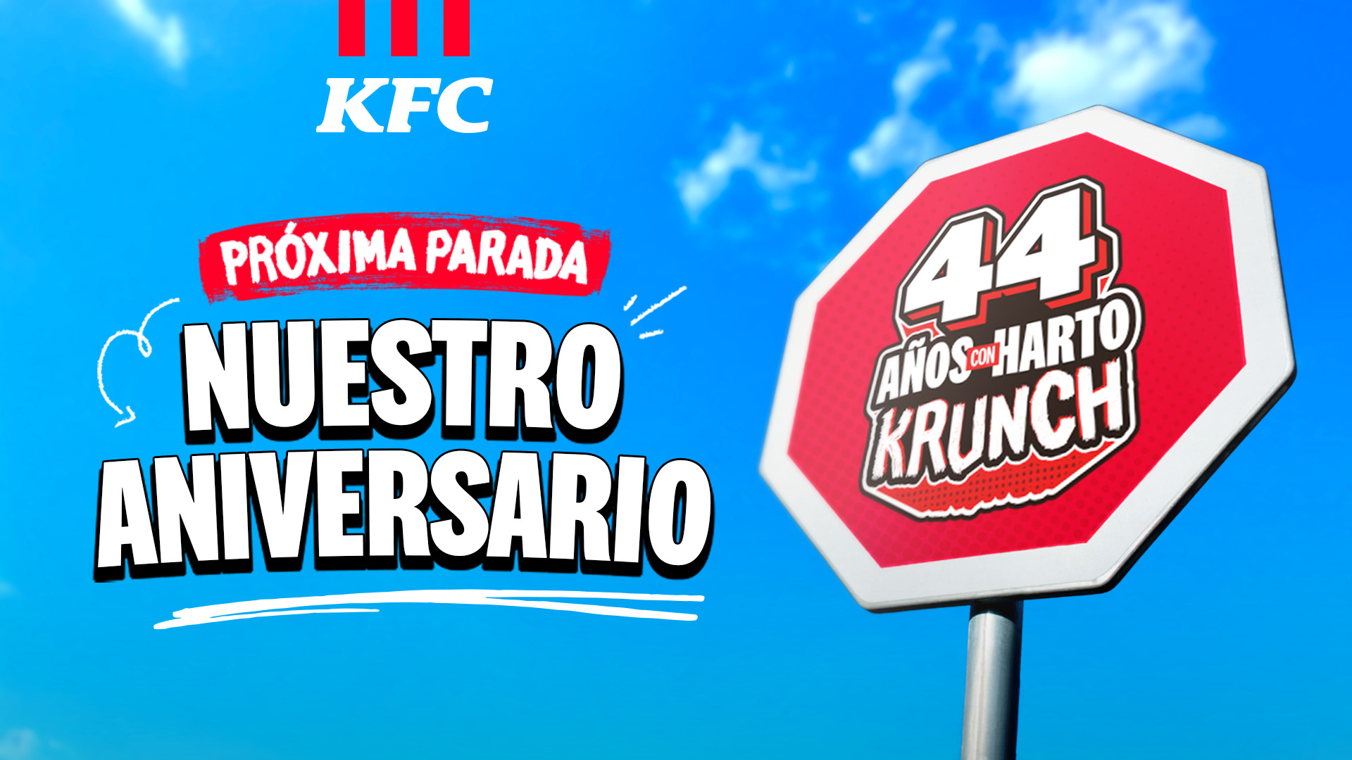 KFC celebra su aniversario 44 buscando afortunados que puedan ganar pollo gratis por un año