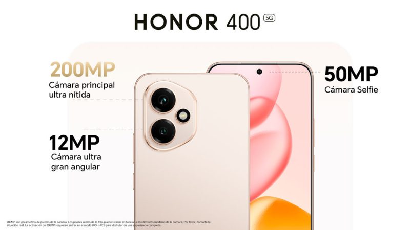 Fotografía a otro nivel: Conoce los 200MP con IA del HONOR 400