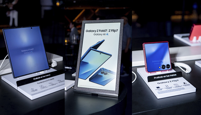 Samsung presenta en Perú los Galaxy ZFold7 y Z Flip7, la nueva era de los smartphones plegables