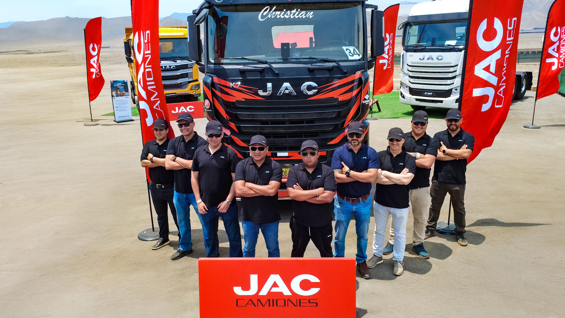 TRACTO JAC K7 “DRAGÓN ROJO” DEMOSTRÓ SU DESEMPEÑO EN LOS “PIQUES TRUCKS” EN LA CHUTANA