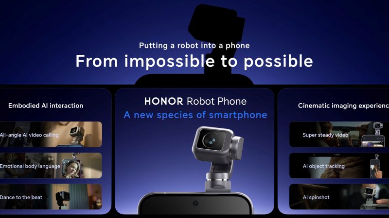 HONOR avanza su visión de AI en el MWC 2026 con el HONOR Robot Phone y su robot humanoide