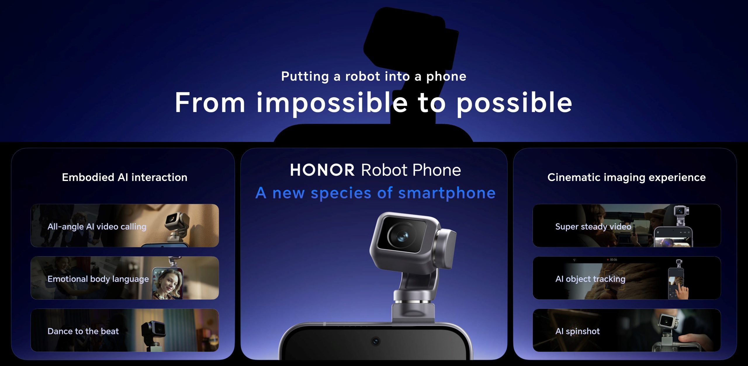 HONOR avanza su visión de AI en el MWC 2026 con el HONOR Robot Phone y su robot humanoide