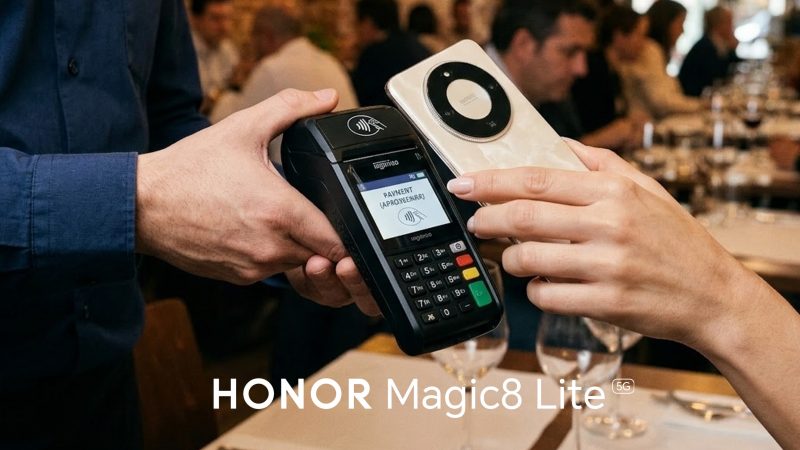 Paga seguro con tu smartphone: ¿cómo el NFC del HONOR Magic8 Lite puede ayudarte en tus compras?
