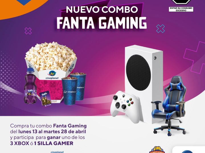 Cineplanet y Fanta lanzan el combo “Fanta Gamer” con sorteo de Xbox y experiencias exclusivas