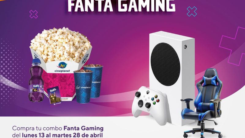 Cineplanet y Fanta lanzan el combo “Fanta Gamer” con sorteo de Xbox y experiencias exclusivas