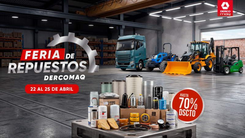 GARANTIZANDO LA CONTINUIDAD OPERATIVA: DERCOMAQ DA INICIO A SU FERIA DE REPUESTOS MULTISECTORIAL