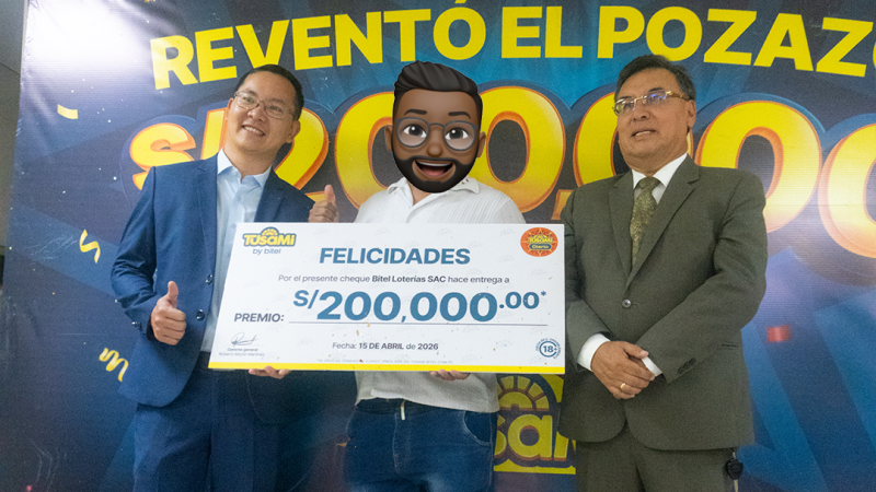 Arequipeño se lleva S/ 180 mil tras ganar pozo de lotería digital