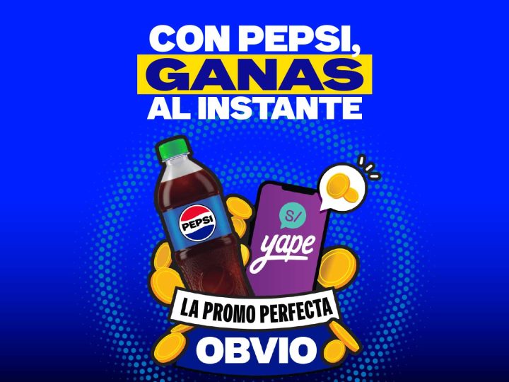 Pepsi lanza sus nuevas tapas verdes con premios instantáneos de hasta S/1000 en Yape