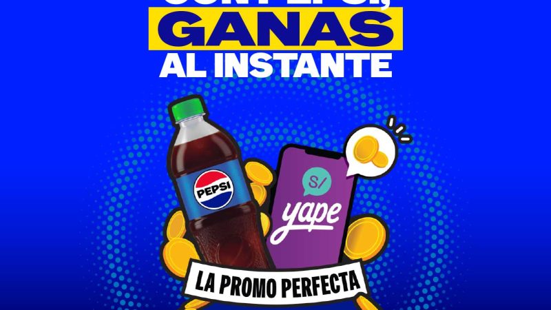 Pepsi lanza sus nuevas tapas verdes con premios instantáneos de hasta S/1000 en Yape