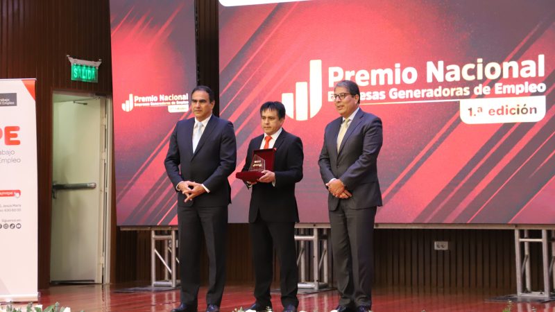 MTPE reconoció a 26 empresas que impulsan el empleo formal en el Perú