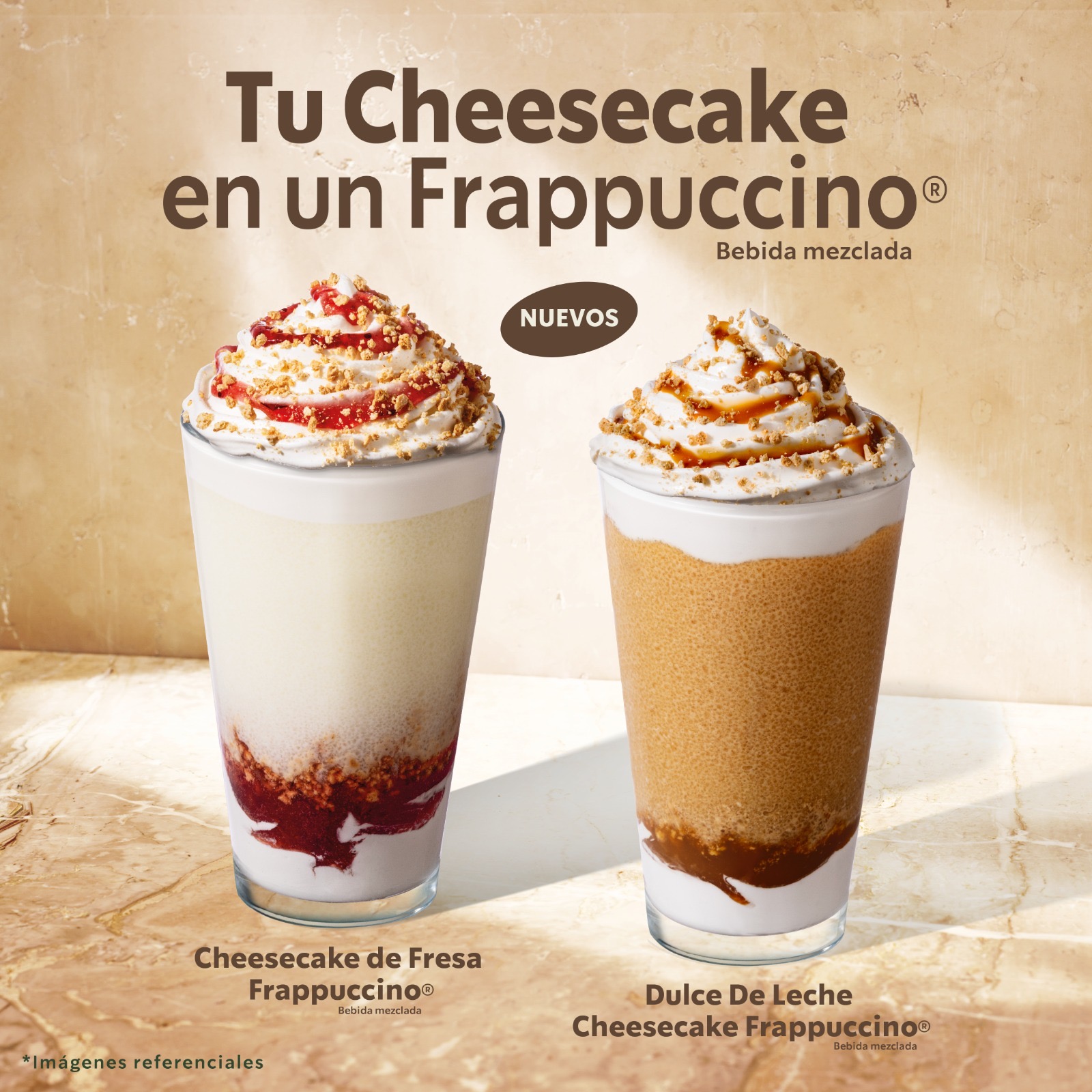 Starbucks convierte el cheesecake en una nueva experiencia Frappuccino®