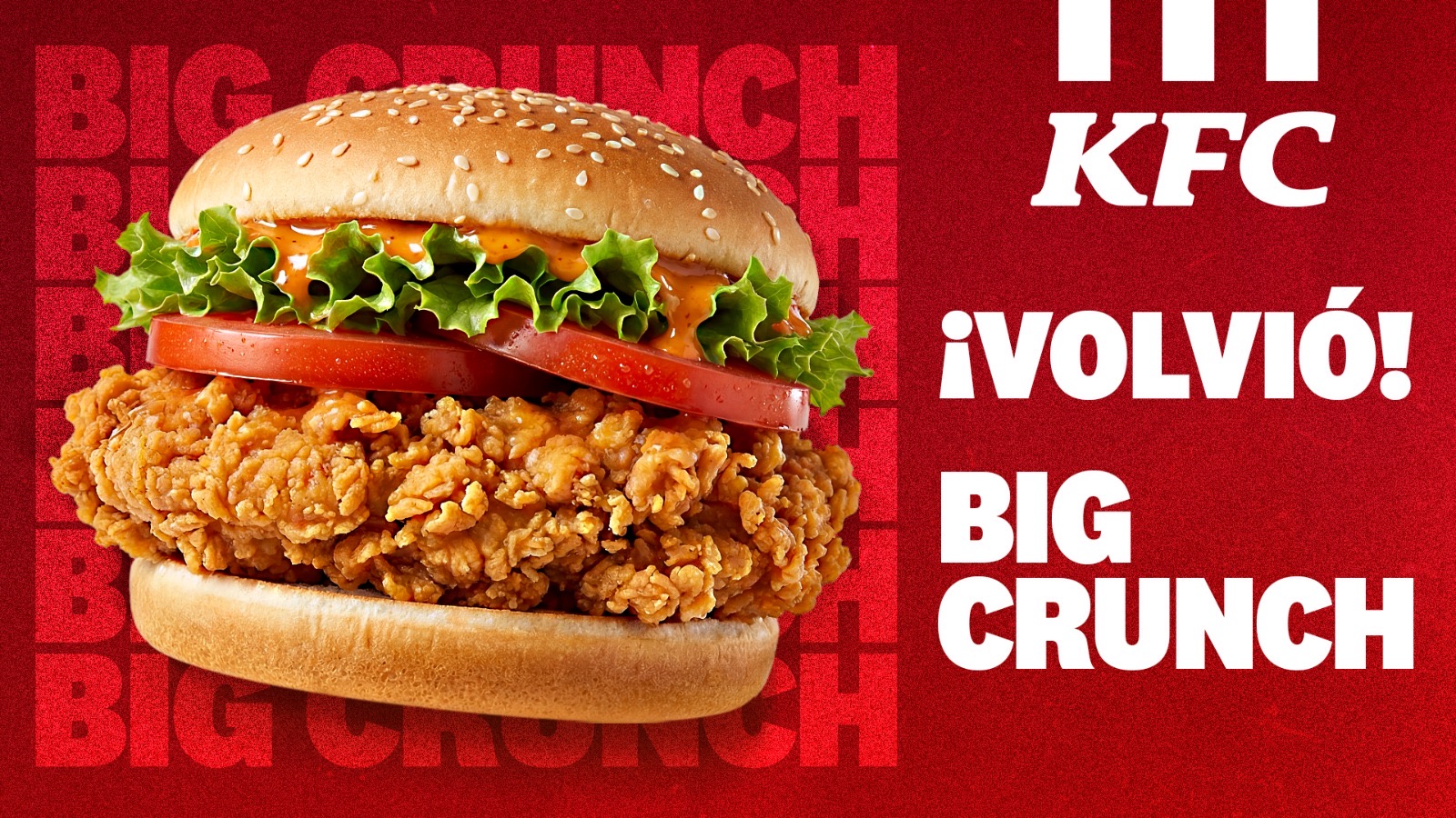 KFC ANUNCIA EL REGRESO DEL BIG CRUNCH AL PERÚ