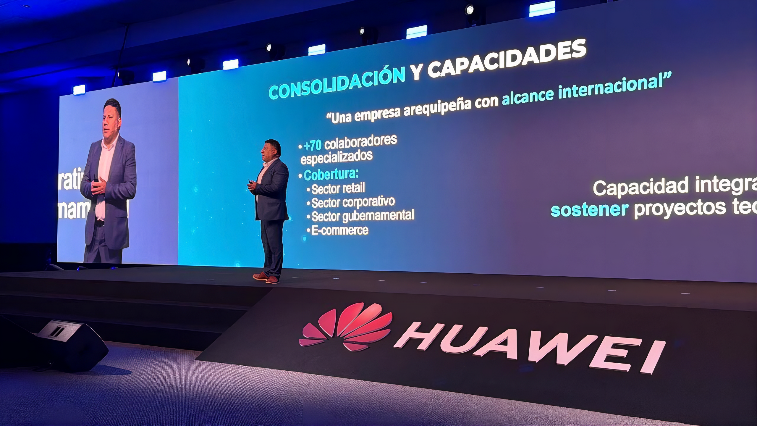 Empresa arequipeña destaca en cumbre tecnológica latinoamericana de Huawei