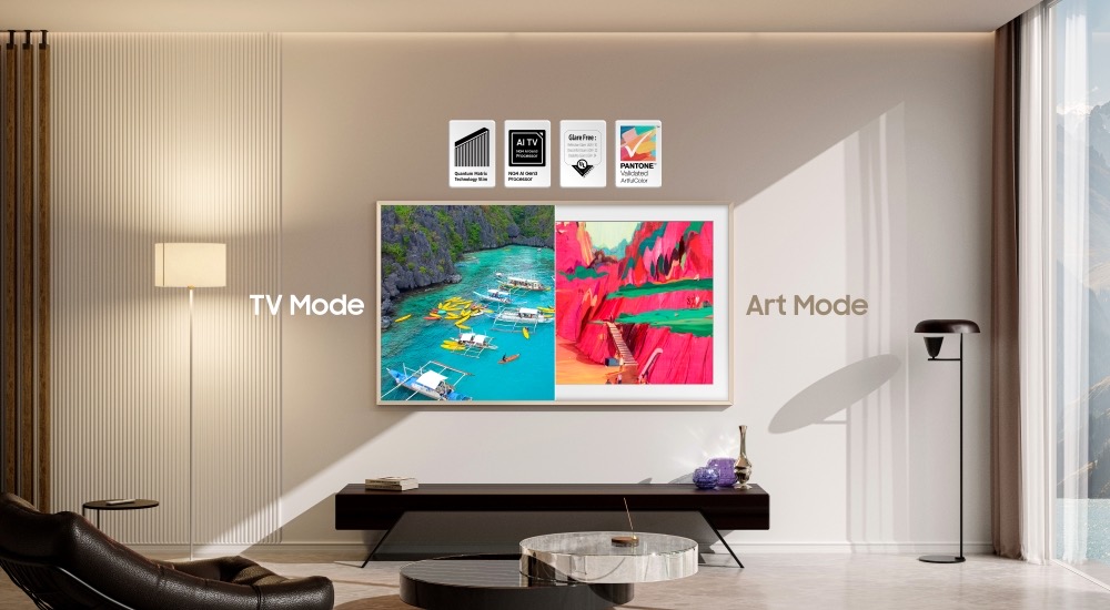 Cómo usar The Frame de Samsung para transformar tu sala en una galería de arte viva