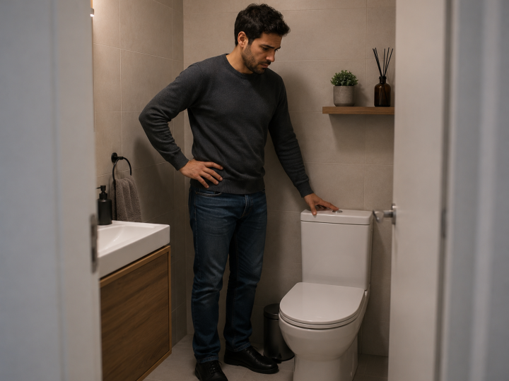 Vergüenza y pudor: el 55% de las personas evita usar el baño en casas ajenas, según estudio