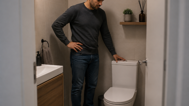 Vergüenza y pudor: el 55% de las personas evita usar el baño en casas ajenas, según estudio