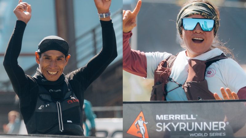 José Manuel Quispe y Rosalía Zegarra desafían las alturas de Ecuador en la Ibarra SkyRace
