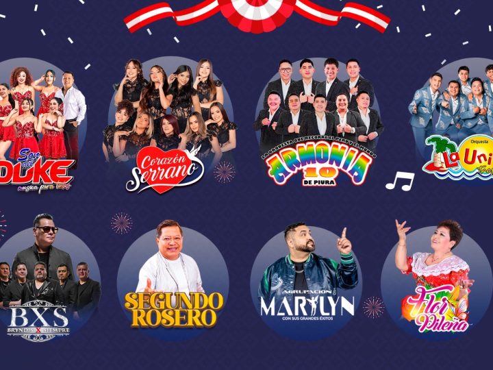 Perú se prepara para celebrar Fiestas Patrias a lo grande con conciertos de cumbia y folklore