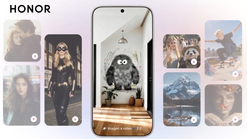 Saca máximo provecho a Imagen a video AI 2.0 de tu Serie HONOR 600