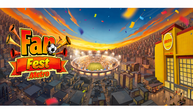 Supermercados Metro se suma a la fiesta futbolera con Fan Fest