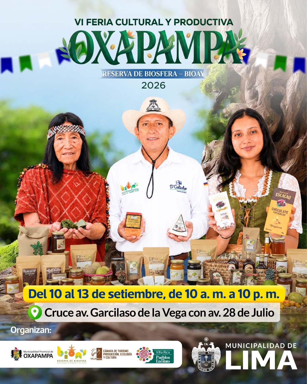 FERIA OXAPAMPA 2026: RULETA DE PREMIOS, SORTEOS CON “PASAPORTE” Y LOS MEJORES PRODUCTOS LLEGAN A LA ALAMEDA 28 DE JULIO