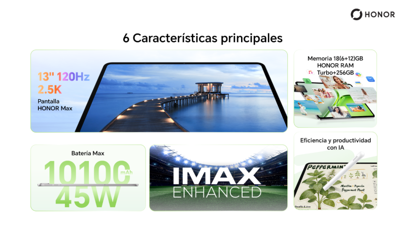HONOR lleva el cine y entretenimiento a una tablet, con la nueva Pad X9b Max