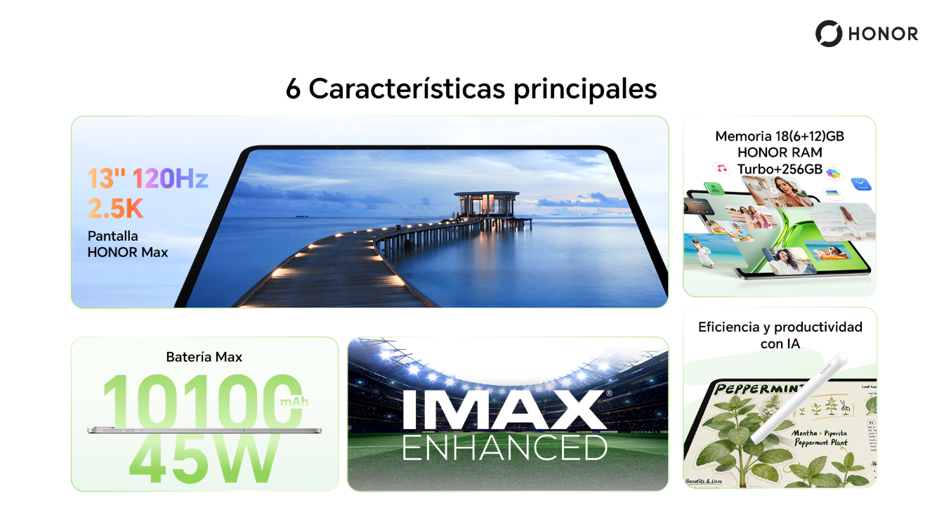 HONOR lleva el cine y entretenimiento a una tablet, con la nueva Pad X9b Max
