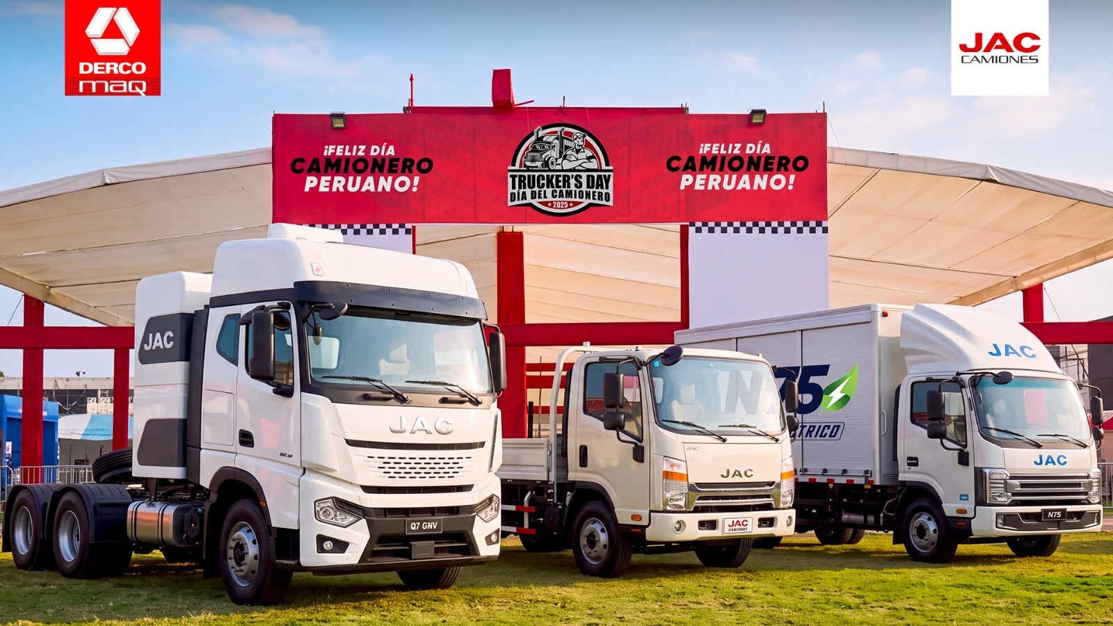 JAC CAMIONES MOSTRARÁ LA POTENCIA Y VERSATILIDAD DE SU PORTAFOLIO CON EL Q7 GNV Y EL D300 EN EL TRUCKERS DAY 2026