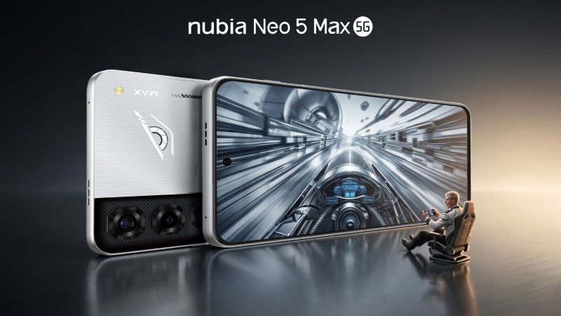Nubia Neo 5 Max llega a Perú para impulsar la productividad y el entretenimiento