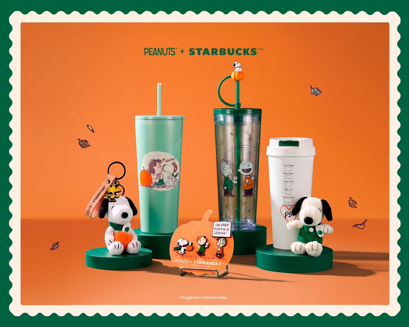 Starbucks llega con una colaboración global con Peanuts™inspirada en The Great Pumpkin™