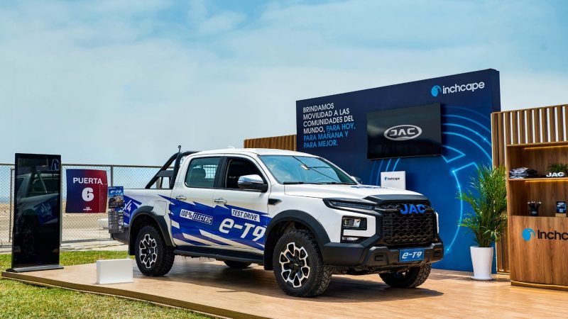 JAC MOTORS REFUERZA SU APUESTA POR LA ELECTROMOVILIDAD CON SU PICKUP E-T9 4X4 100% ELÉCTRICA EN LA CUMBRE PERÚ SOSTENIBLE 2026