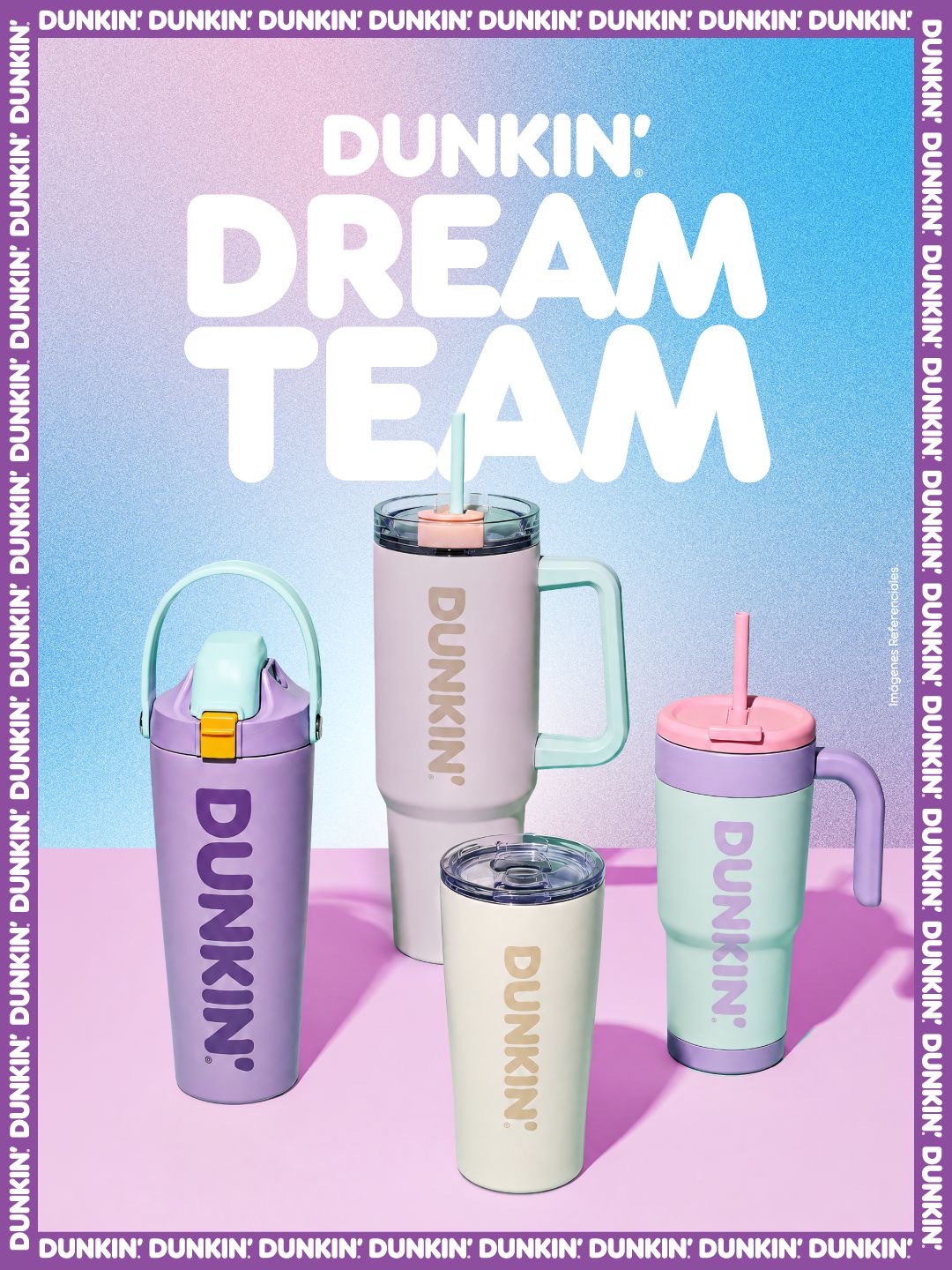 DUNKIN’ LANZA DUNKIN’ DREAM TUMBLERS, SU NUEVA COLECCIÓN DE TUMBLERS INSPIRADA EN LOS COLORES QUE MARCAN TENDENCIA