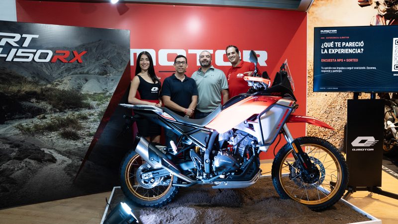 QJMOTOR apuesta por una nueva generación de motociclistas Adventure con la llegada de la SRT 450 RX al Perú