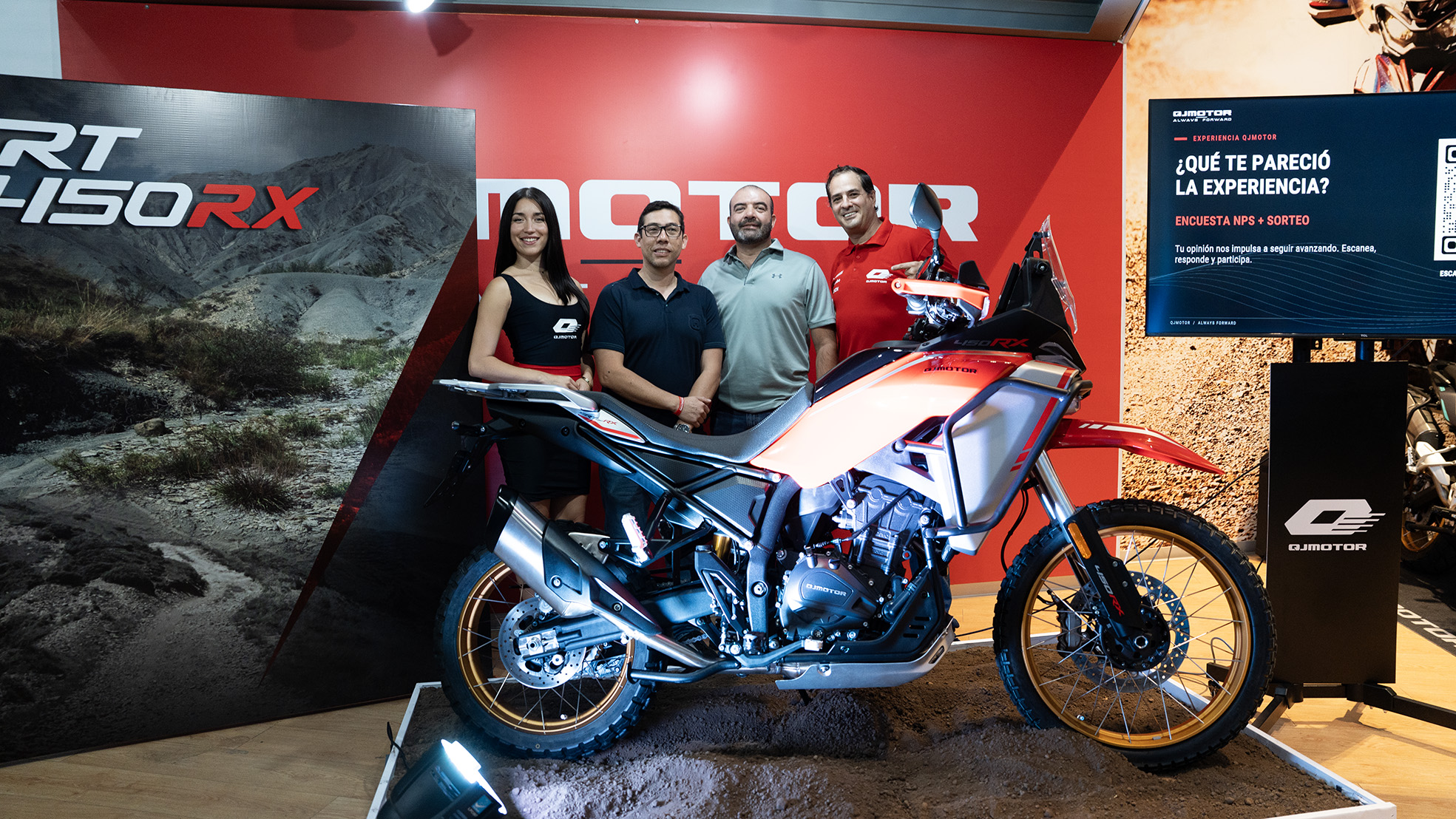 QJMOTOR apuesta por una nueva generación de motociclistas Adventure con la llegada de la SRT 450 RX al Perú
