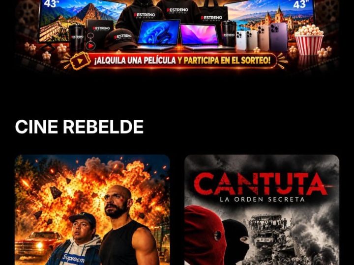 NACE “RESTRENO”: LA NUEVA SALA DE CINE VIRTUAL QUE BUSCA REVOLUCIONAR LA DISTRIBUCIÓN DEL CINE PERUANO